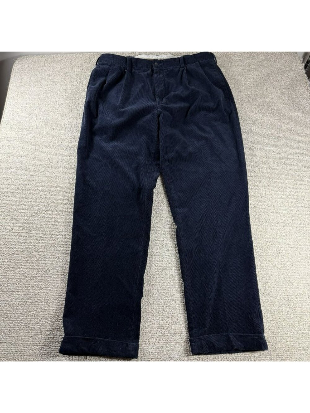 Polo Ralph Lauren Hammond Corduroy Cuffed Dress Pants Blue Men’s Size 40 x 32